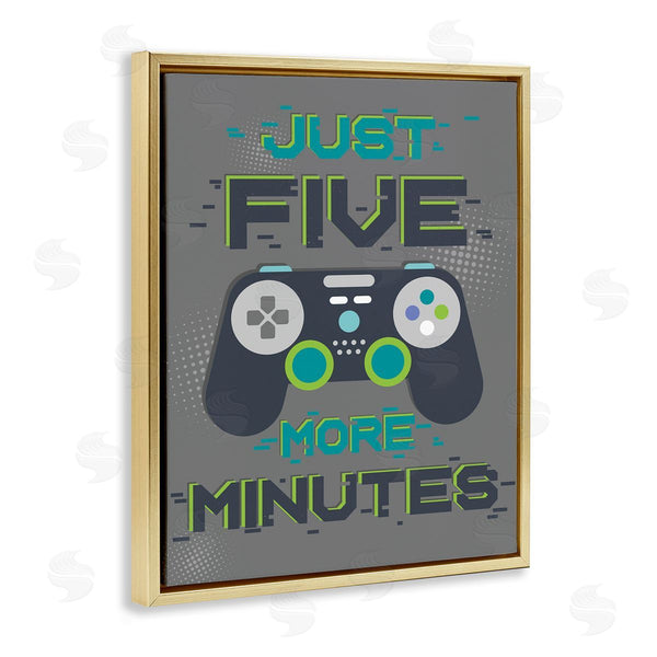 Stupell Industries Angela Nickeas | Five More Minutes Video Games