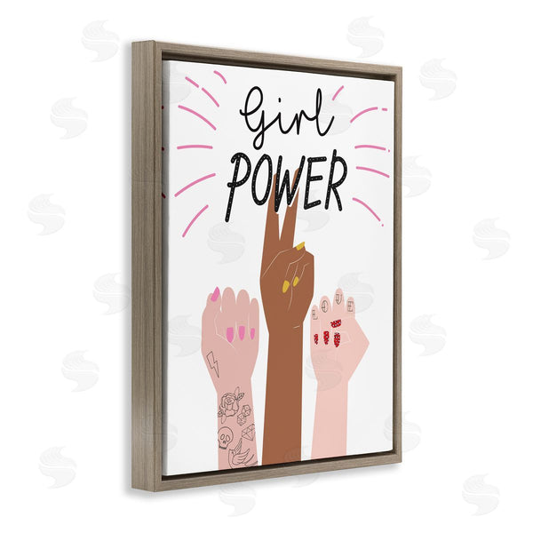 Stupell Industries Angela Nickeas | Girl Power Raised Fists