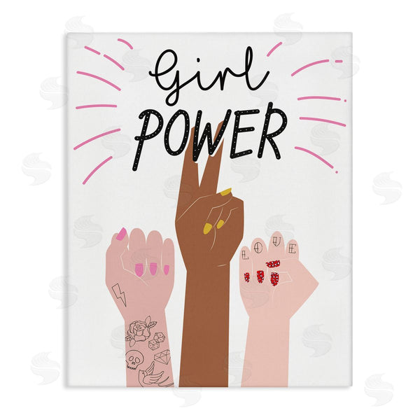 stupell industries Angela Nickeas | Girl Power Raised Fists