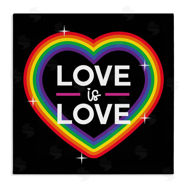 stupell industries Angela Nickeas | Love Rainbow Heart Pride Wall Art