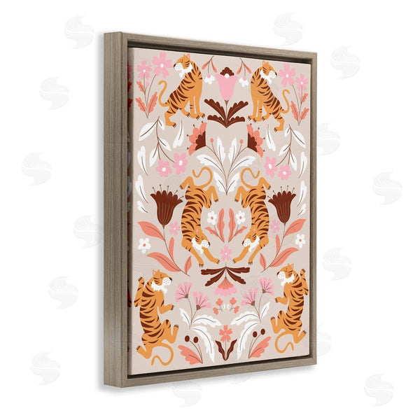 Stupell Industries Angela Nickeas | Mirrored Boho Tigers