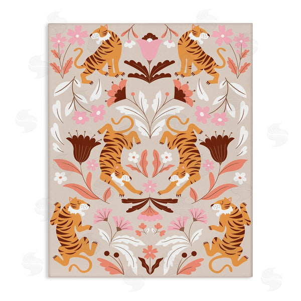 stupell industries Angela Nickeas | Mirrored Boho Tigers