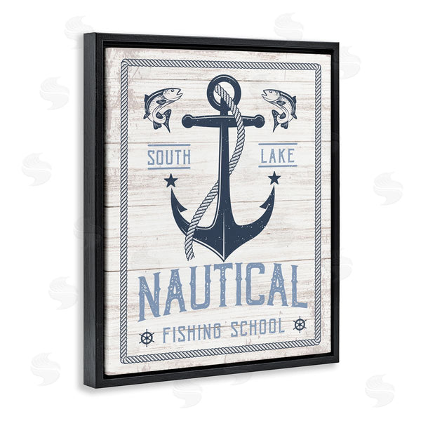 Stupell Industries Angela Nickeas | Nautical Fishing School