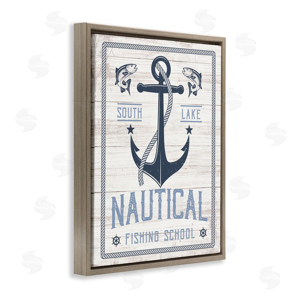 Stupell Industries Angela Nickeas | Nautical Fishing School