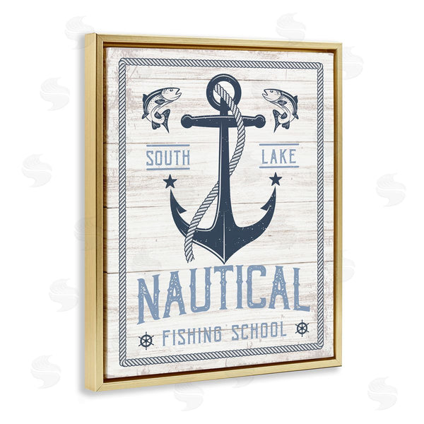 Stupell Industries Angela Nickeas | Nautical Fishing School