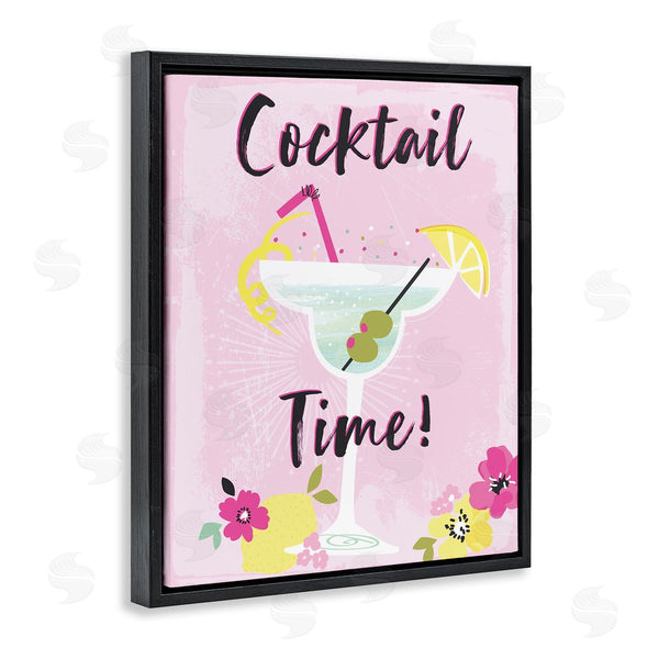 Stupell Industries Angela Nickeas | Pink Cocktail Time