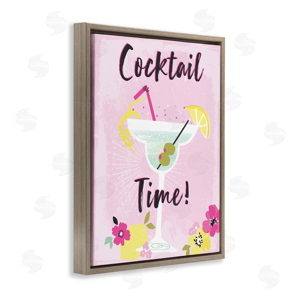 Stupell Industries Angela Nickeas | Pink Cocktail Time
