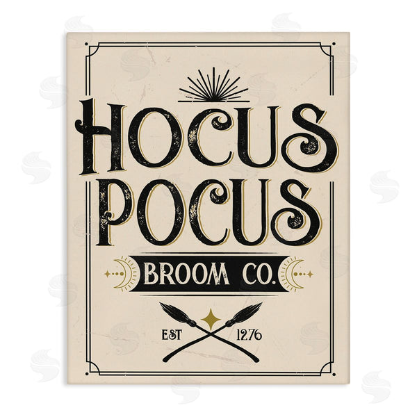 stupell industries Angela Nickeas | Vintage Hocus Pocus Broom Sign Wall Art