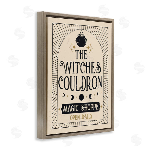 Stupell Industries Angela Nickeas | Witches Couldron Vintage Shoppe Wall Art