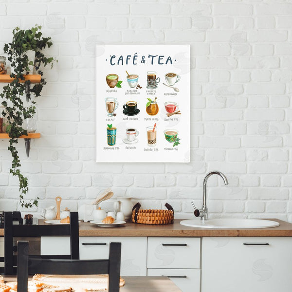 Stupell Industries Angela Steahling | Cafe & Tea Types Wall Art