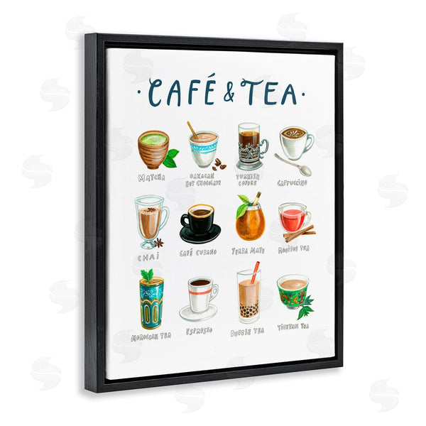Stupell Industries Angela Steahling | Cafe & Tea Types Wall Art