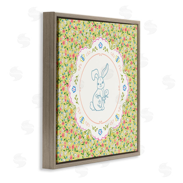 Stupell Industries Angela Steahling | Floral Spring Bunny & Sprig Wall Art