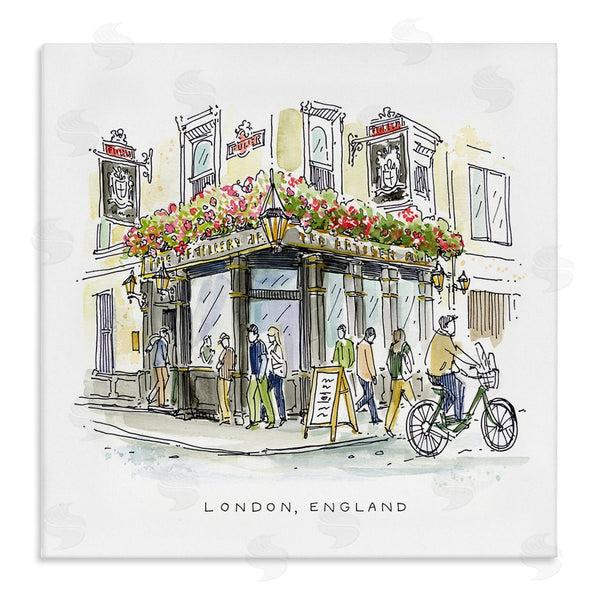 stupell industries Angela Steahling | London England Street Corner