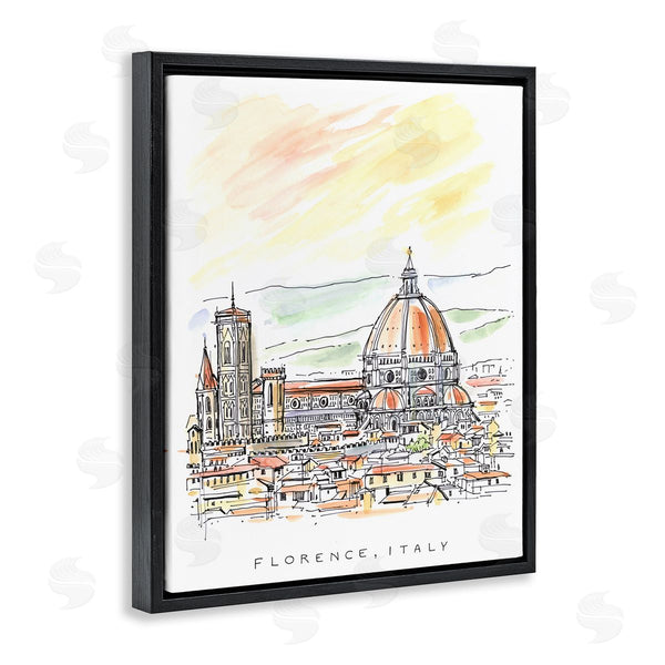 Stupell Industries Angela Steahling | Minimal Florence Skyline Wall Art