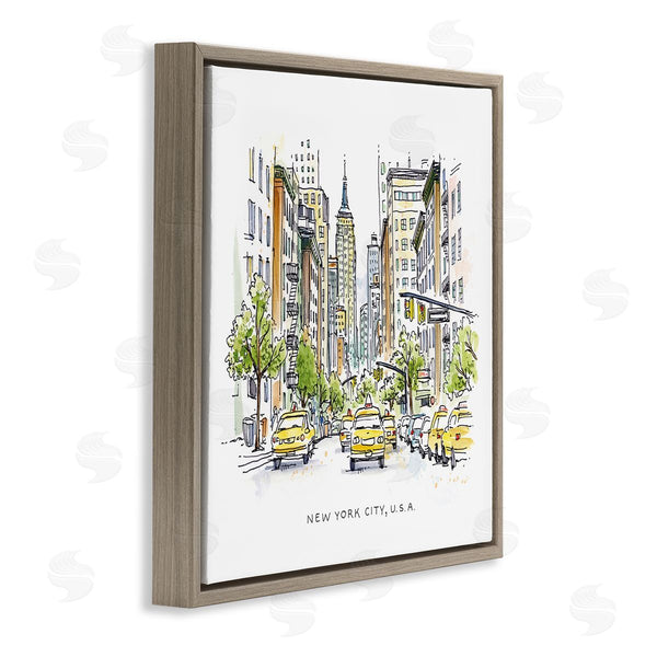 Stupell Industries Angela Steahling | New York City View