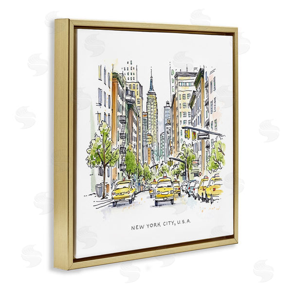 Stupell Industries Angela Steahling | New York City View