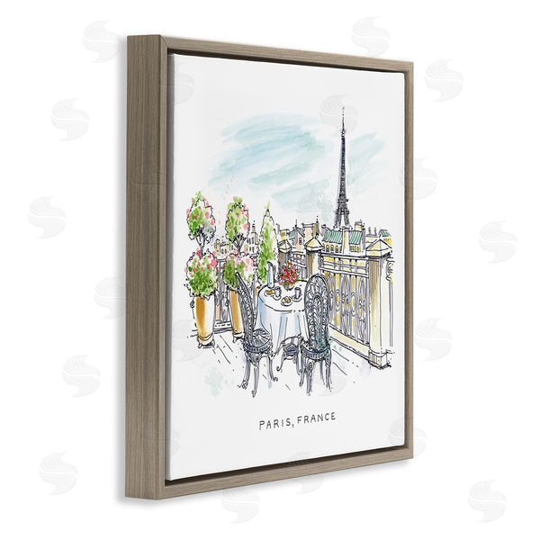 Stupell Industries Angela Steahling | Paris France Overlook