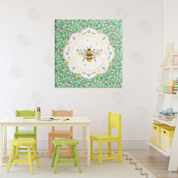 Stupell Industries Angela Steahling | Spring Bee Delicate Florals Wall Art