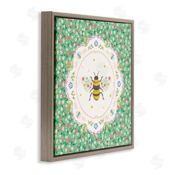 Stupell Industries Angela Steahling | Spring Bee Delicate Florals Wall Art