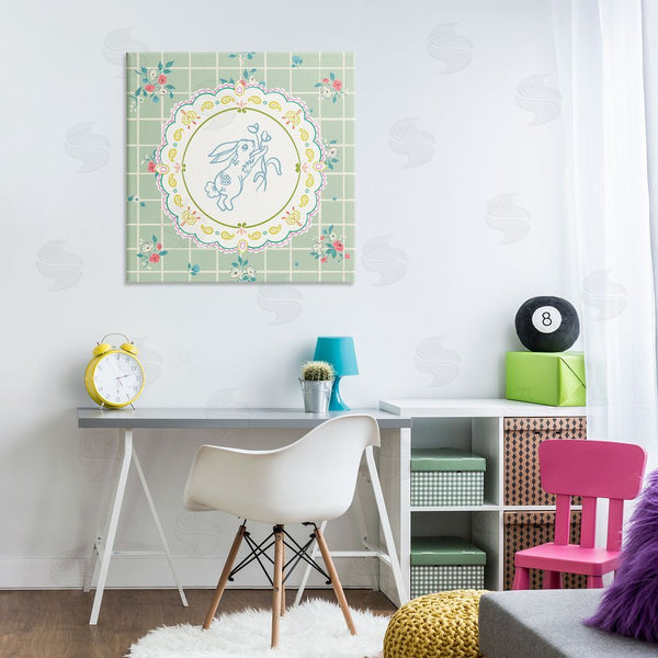 Stupell Industries Angela Steahling | Spring Bunny On Doily Wall Art