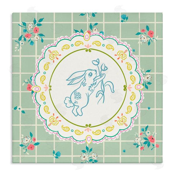 stupell industries Angela Steahling | Spring Bunny on Doily Wall Art