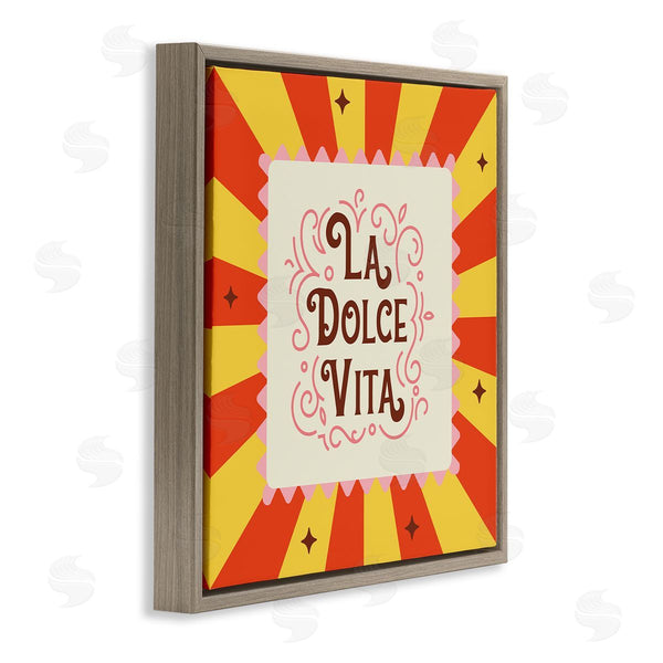 Stupell Industries Angela Steahling | Whimsical Classic La Dolce Vita