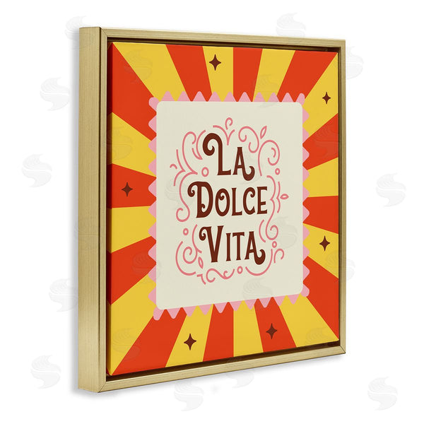 Stupell Industries Angela Steahling | Whimsical Classic La Dolce Vita