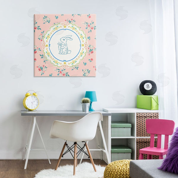 Stupell Industries Angela Steahling | Whimsical Spring Bunny Wall Art