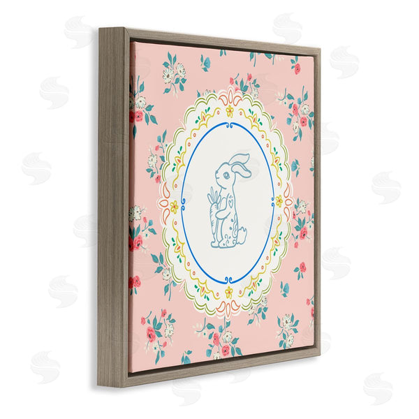 Stupell Industries Angela Steahling | Whimsical Spring Bunny Wall Art