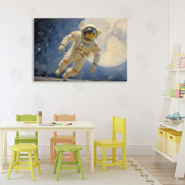 Stupell Industries Angie Hawke | Astronaut In Vast Galaxy Wall Art