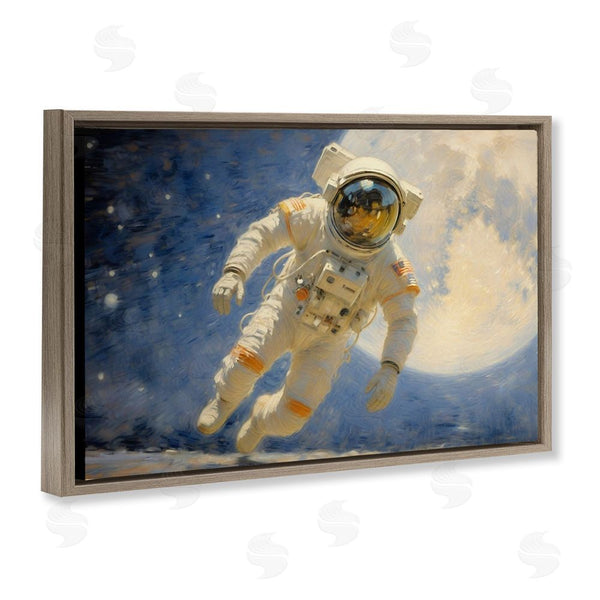 Stupell Industries Angie Hawke | Astronaut In Vast Galaxy Wall Art