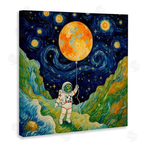 Stupell Industries Angie Hawke | Impressionist Astronaut In Space Wall Art
