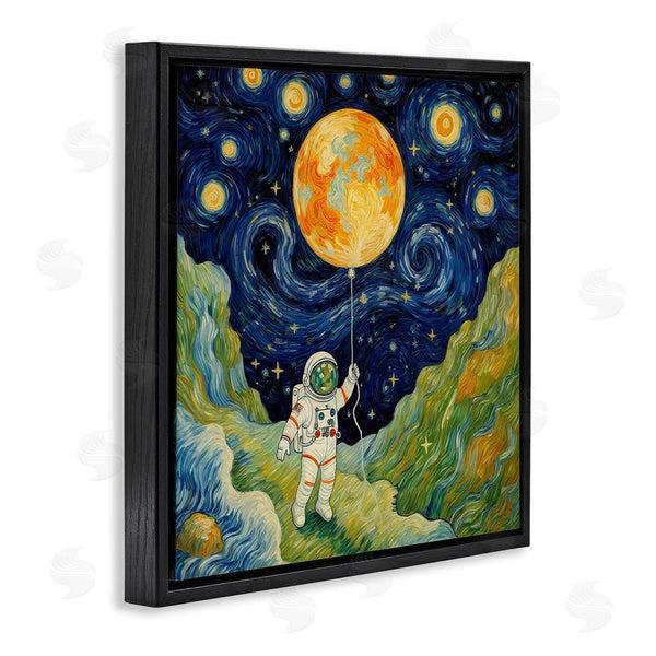 Stupell Industries Angie Hawke | Impressionist Astronaut In Space Wall Art