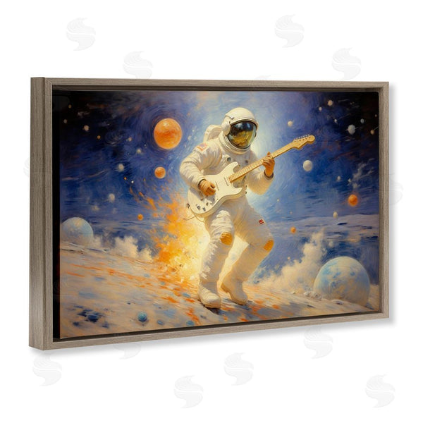 Stupell Industries Angie Hawke | Space Astronaut Musician Wall Art