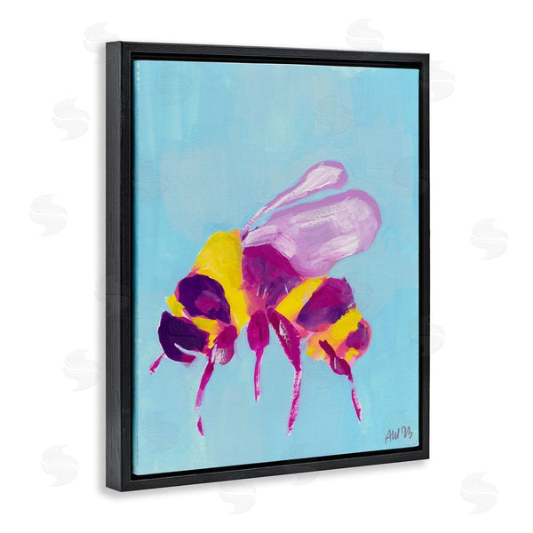 Stupell Industries Ania Zwara | Honey Bee On Blue Wall Art