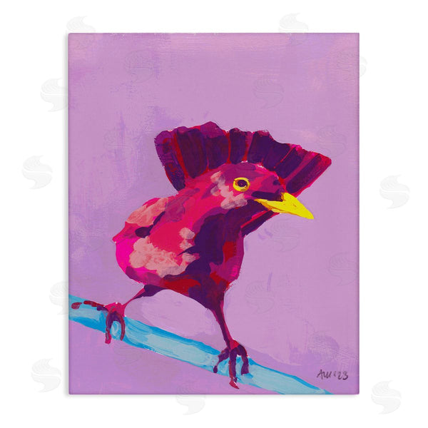 stupell industries Ania Zwara | Vivid Perched Bird Wall Art