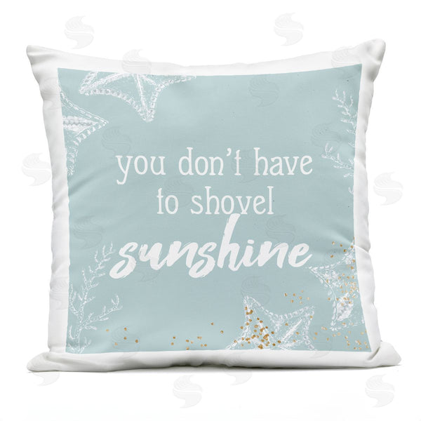 Stupell Industries Ann Bailey | Happiness Winter Snow Phrase Typography Printed Throw Pillow