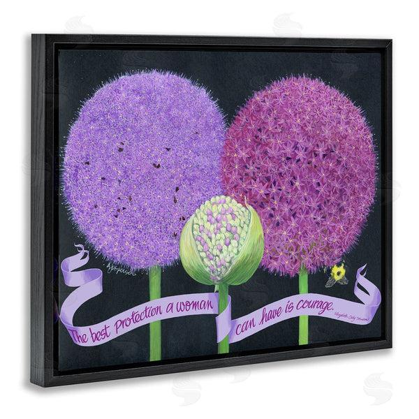 Stupell Industries Ann Jasperson | Feminine Courage Quote Wall Art