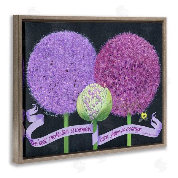 Stupell Industries Ann Jasperson | Feminine Courage Quote Wall Art