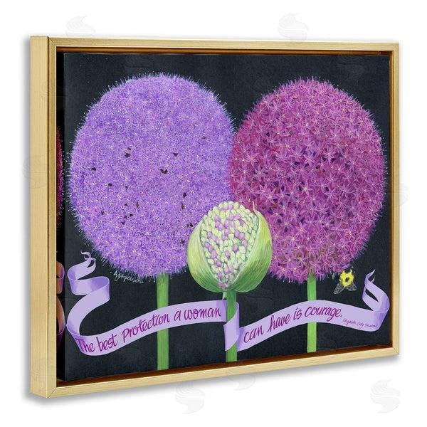 Stupell Industries Ann Jasperson | Feminine Courage Quote Wall Art