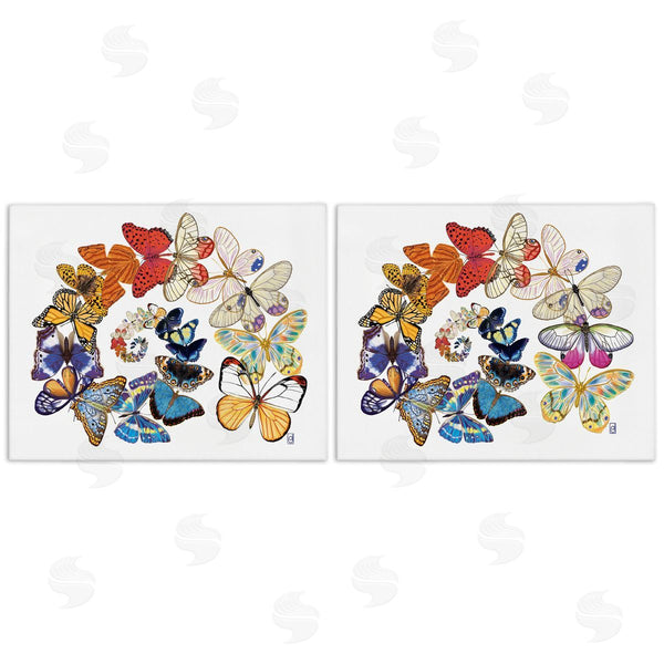 stupell industries Ann Jasperson | Fly Away Butterfly Spirals Wall Art