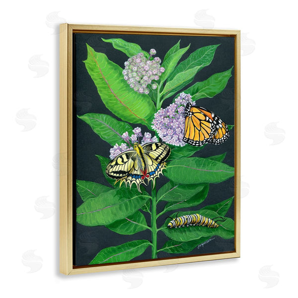 Stupell Industries Ann Jasperson | Vintage Milkweed And Insects