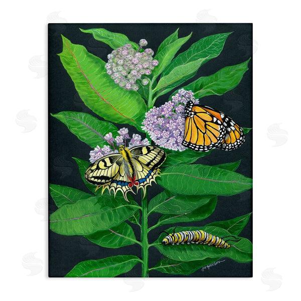 stupell industries Ann Jasperson | Vintage Milkweed and Insects