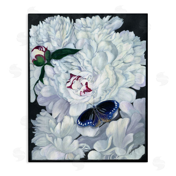 stupell industries Ann Jasperson | Vintage Peony and Butterfly