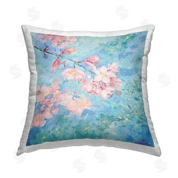 Stupell Industries Ann Marie Coolick | Yoshino Cherry Blossom Printed Throw Pillow