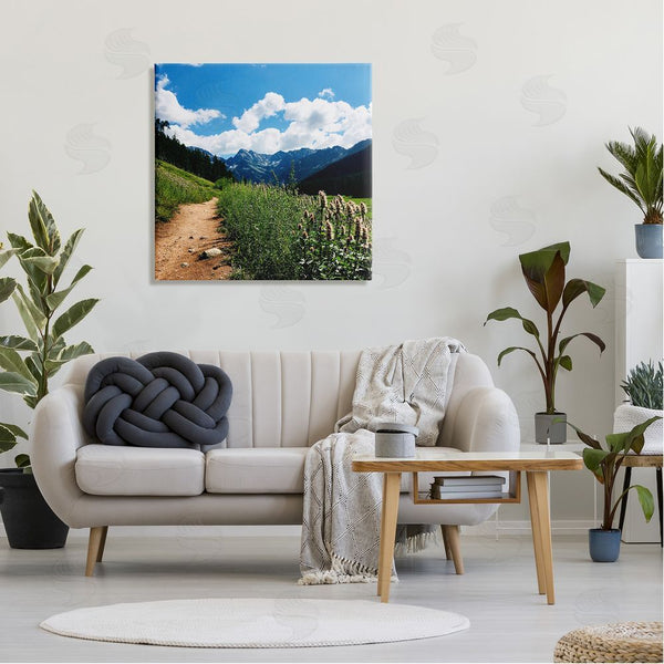 Stupell Industries Anna Coppel | Mountain Field Nature Path Wall Art