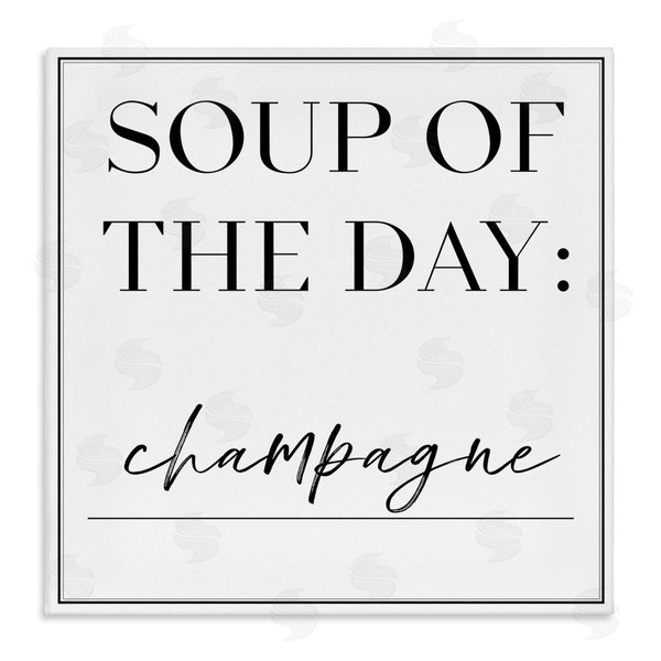 Stupell Industries Anna Hambly | Soup Of Day Is Champagne