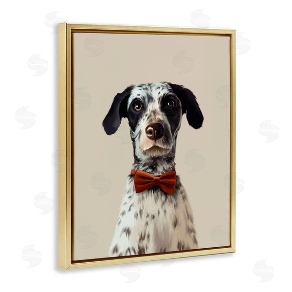 Stupell Industries Anna Lischenko | Dog In Bow Tie Portrait