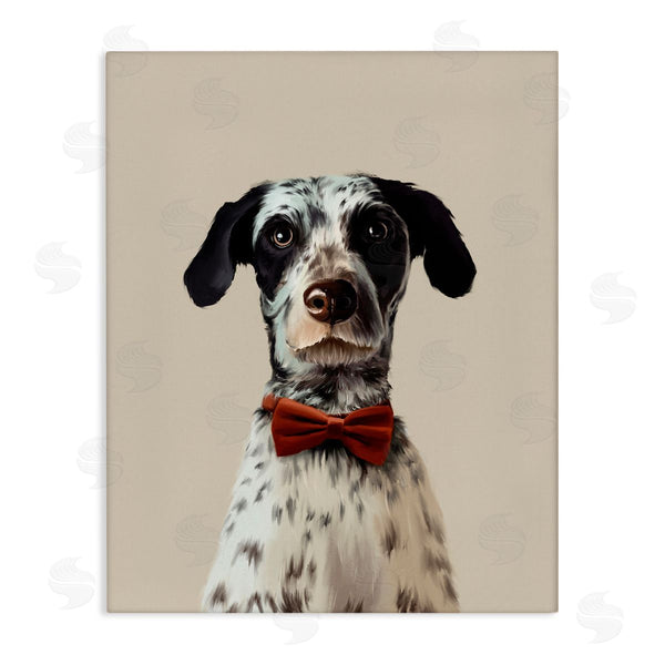 stupell industries Anna Lischenko | Dog In Bow Tie Portrait