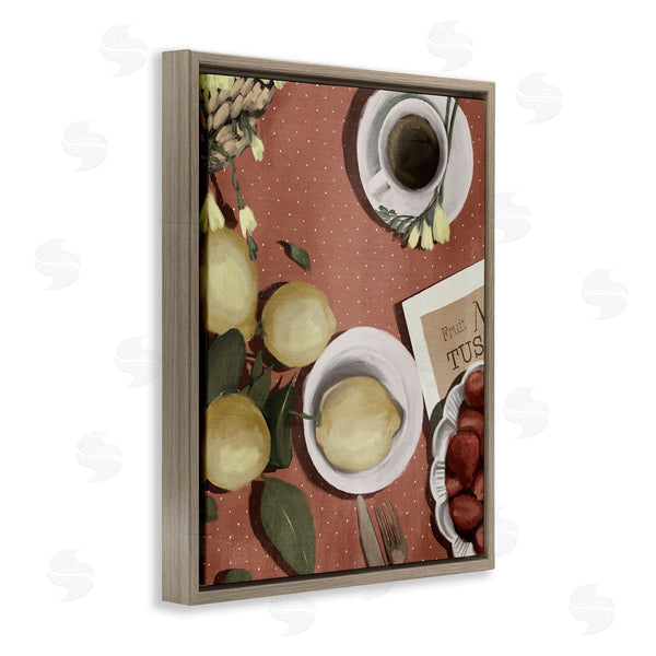 Stupell Industries Anna Lischenko | Italian Coffee & Fruit